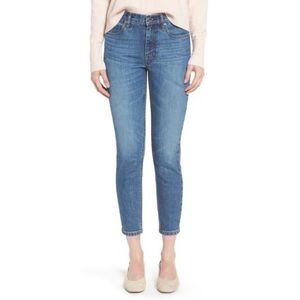 Everlane Blue Mid Rise Skinny Ankle Jeans Size 27